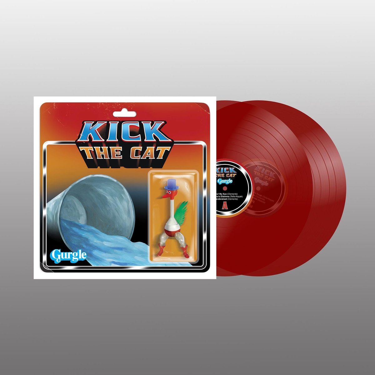 Announcing a brand new album from <a href="/KickTheCatMusic/">Kick The Cat</a> ft. @krismyersdrums!

Gurgle will be released 6/25. CD &amp; vinyl preorders are open now, and the first single "Ow! My Eye" is available everywhere you can stream music. 

🥁: ffm.to/ktc004

Help spread the word!