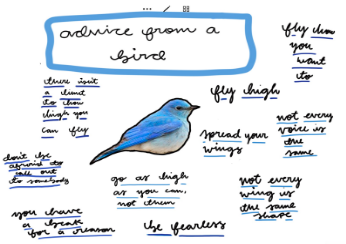 katiebillie_'s tweet image. Some of my 7th grader's "Advice from a..." projects. I love the creativity and thoughtfulness they put into their work! #62Learns #62ICS