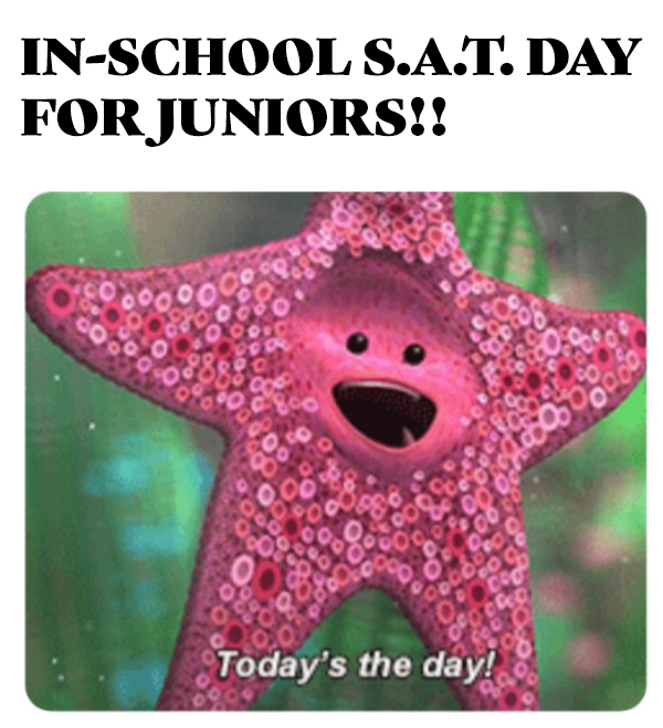 delandbulldogs's tweet photo. In-School SAT is today for Juniors. Find you testing location at: https://t.co/tE2UI7ZvBC #WeAreDeLand @dhscouns @delandhighlead @tfullervcs @DeLandHS_AVID @DeLandHSCCR @IB_Bulldogs https://t.co/OAhIa130PL
