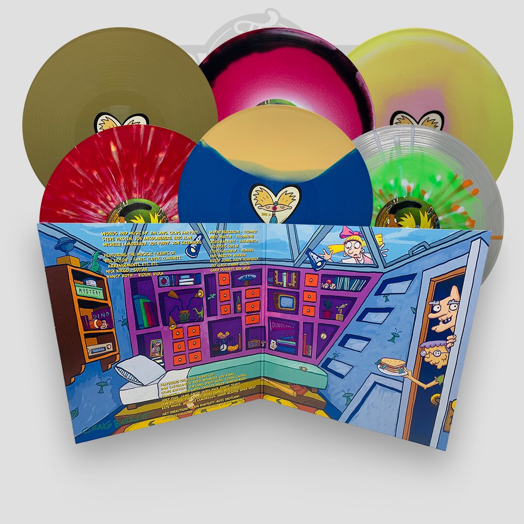 EnjoytherideRES's tweet photo. ICYMI: Our highly anticipated #HeyArnold The Music Vol 1 repress is on sale NOW both on our webstore at https://t.co/KZZge31tJV in the #EnjoyTheToons section or from our partners at @lightintheattic with an exclusive color variant https://t.co/IWmSWxbMkh