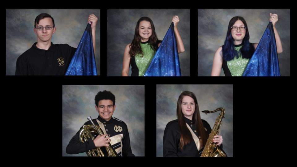 Tonight, we honor our 2021 seniors at our last home football game. These young men and women have sacrificed their time and efforts for the betterment of the Marching Wildcat Band. Congratulations DJ, Kaitlyn, Jordyn, Trevor, and Jasmyne!!