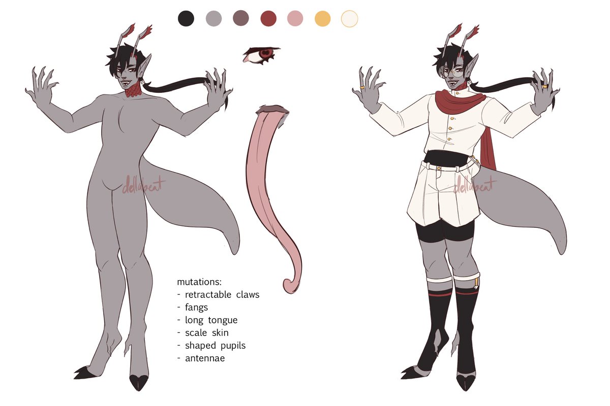 delldrobium's tweet photo. i made some devomas (cs by @LyroaArt)!
zenzi (they/them) works in customs & pieretta (she/her) is a circus clown!
#devoma #devomas https://t.co/tkqpgdJyPM