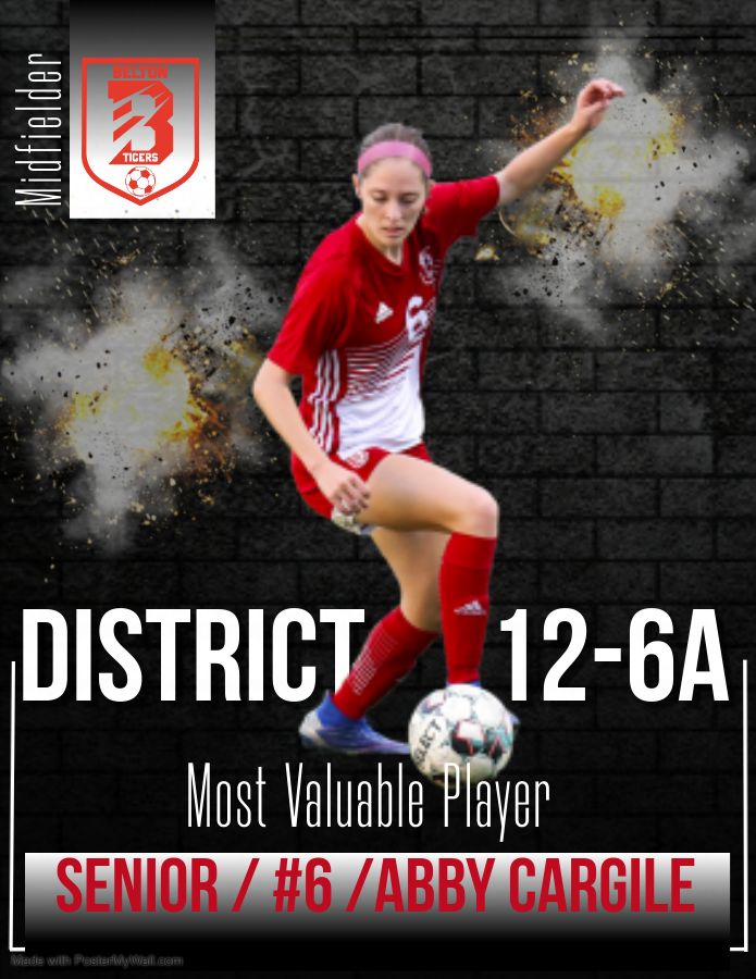 BHSLTS's tweet photo. LAST BUT NOT LEAST.........
Introducing.....🗣️🗣️🗣️ your District 12-6A.....
🔥✨🔥MOST VALUABLE PLAYER🔥✨🔥

Big shoutout🗣️to Senior #6 Abby Cargile (@akcargile)‼️
We are super PROUD🥲 of you‼️ #districtawards #tigertough #MVP https://t.co/eVS1BRYl8W