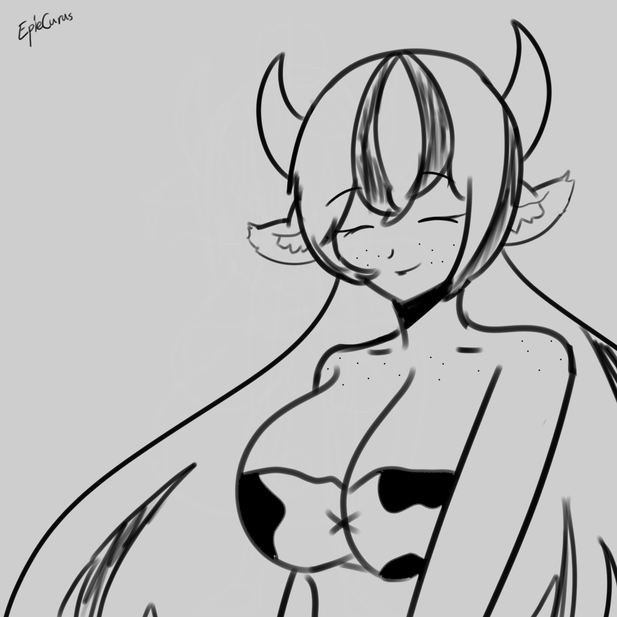 EpieCurus's tweet photo. #魔物娘図鑑 #魔物娘図鑑二次 
みんなお元気ですか？巨乳すきですか？わたしわすきですけど medium-size がもっとすきです
How are you guys doing? Finally got that holstaur done, big boon or small? I prefer medium personally. https://t.co/yhF799sT0Y