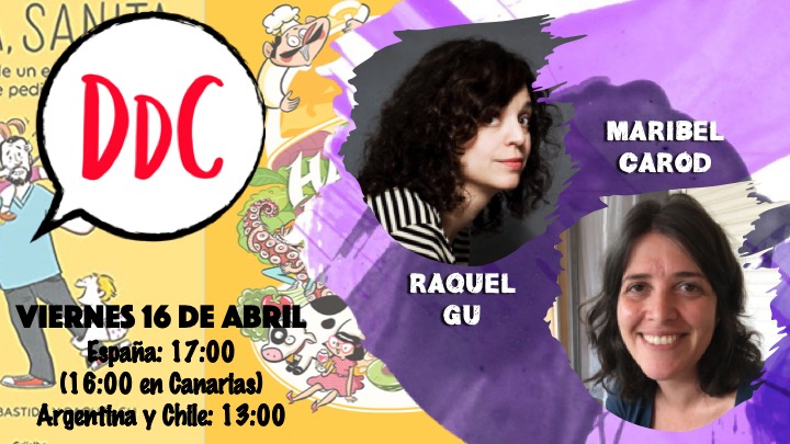 davidmacho's tweet photo. NEXT WEEK IN DIALOGOS DE COMIC:
- Weds, 4/14: @cracksh0t Senior Editor, X-Men @Marvel
- Viernes 16: @RaquelberryFinn & @maribelcarod: Mucha clase ahí. :)
Link: https://t.co/H6DMtgtofp
#DialogosdeComic #JORDANDWHITE #RAQUELGU #MARIBELCAROD @eljueves @JotDownSpain @JotDownKids https://t.co/Nm0hvCUvFS