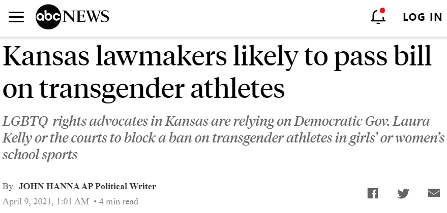  The attacks on trans kids are not stopping in Arkansas. In the last 24 hours, the West Virginia and Kansas legislatures have approved bills excluding trans women and girls from high school and college sports 