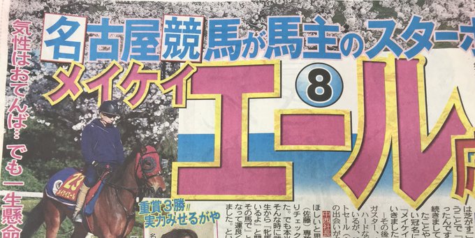 桜花賞 出走馬の メイケイエール オーナーが ウマ娘 プリティーダービー 参戦に立候補 インサイド