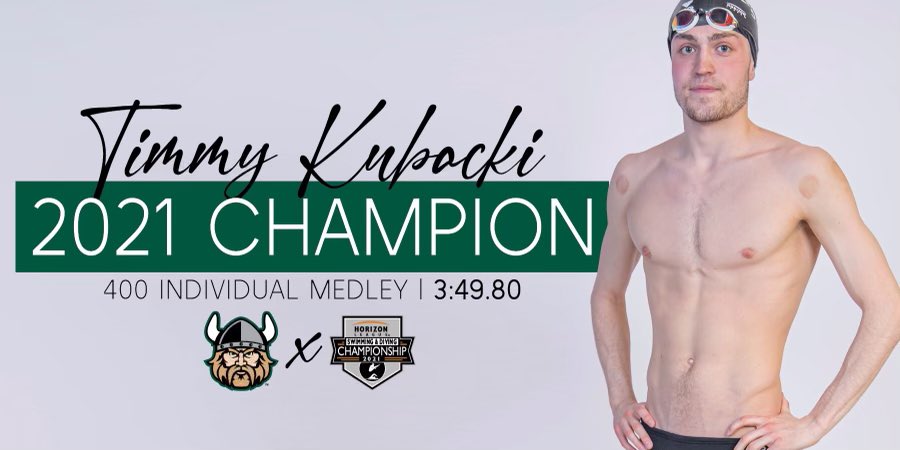 CSU_SwimDive's tweet photo. 🏆 HAVE A #HLSD CHAMPIONSHIP, @TimmyKubacki!

🔘 Thursday ➡️ Set new program record in the 500 freestyle (4:24.35)
🔘 Friday ➡️ #HLSD 400 IM CHAMP (3:49.80) 

#GoVikes x #OneTeamOneFamily https://t.co/QCTrlA1ICK