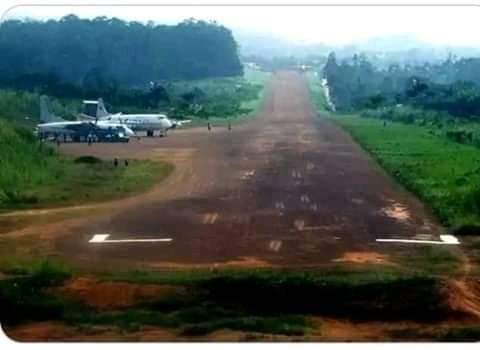In the middle of forest in congo, is a runway, where airplanes from foreign countries arrive with weapons and leave with precious minerals.