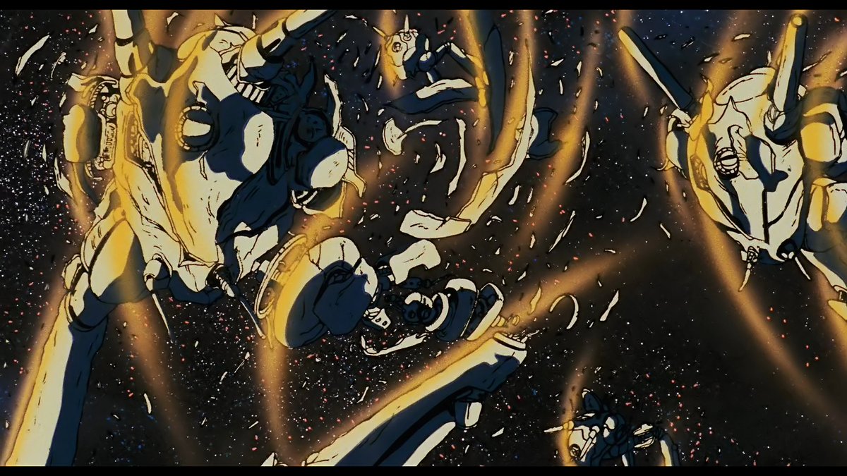 Since I've become somewhat of a mecha fan and someone who can really enjoy mecha animation since my last watch...Frames like these are litterally bringing tears to my eyes now