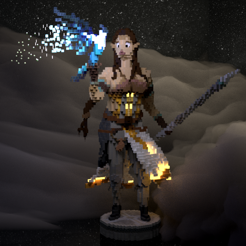 Woman with spear organic I made a few months ago on <a href="/BuildersRefuge/">Builder's Refuge</a> 
Thanks for render <a href="/lutysek/">lutysek</a> 
#Minecraft #minecraft建築コミュ #Minecraft軍事部