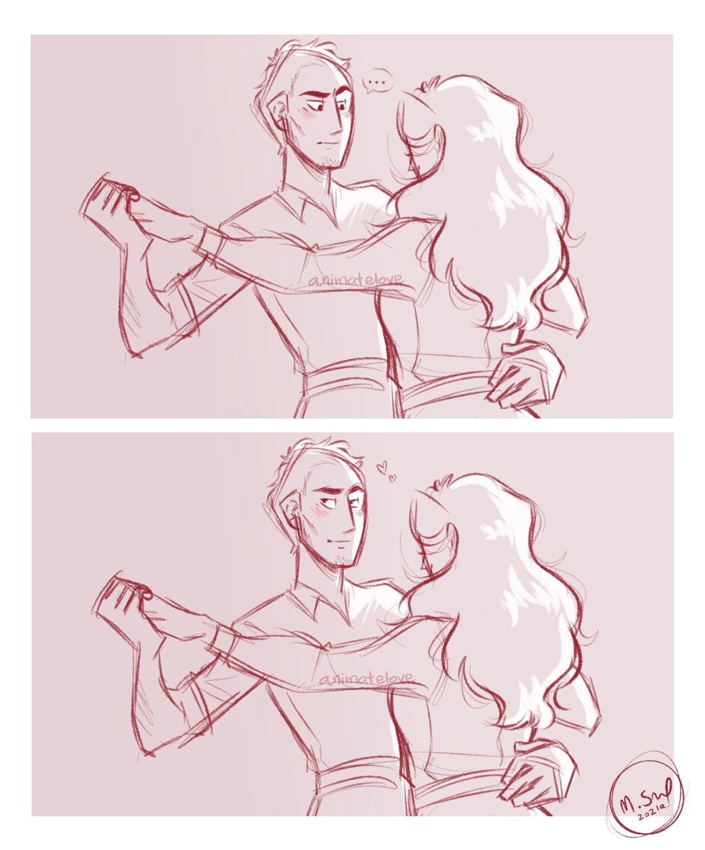 animatelove_'s tweet photo. 2 weeks to #shadowandbone!!
special thanks to @_h3kate_ for an inspiration to draw these two💕
#SixofCrows https://t.co/wXA2EoNvTM