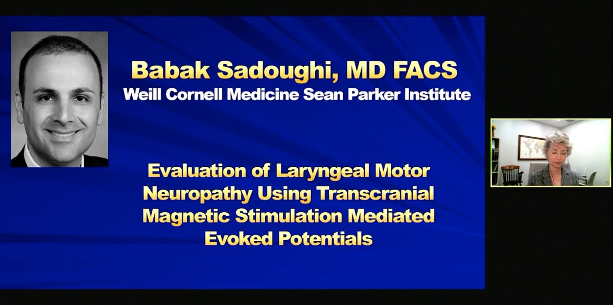 NYVoiceDoc's tweet photo. Thank you @GarrettGaelyn for introducing me as a new @Triological Fellow, and congratulations to all my other colleagues inducted this year into this distinguished organization. @MariaSuurna @GelbardMd #lesleychilds #catherinesinclair #christophertang @__COSM #cosm2021 https://t.co/sz45dw517r