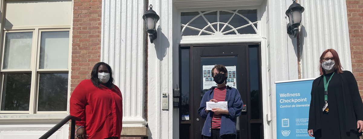 We are masked up and funded here at <a href="/powe_ek/">E.K. Powe Elementary School</a> Thank you Logan for bringing our donation &amp; @bullcityschools for donating to our school! Your funding will help enhance our hybrid teaching model experience. We appreciate you! @drstacydstewart <a href="/pmubenga/">Pascal Mubenga, PhD.</a> <a href="/DurhamPublicSch/">Durham Public Schools</a>