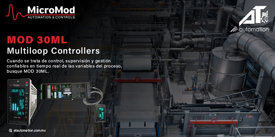 ATautomation1's tweet image. Mucho más que un controlador de un solo lazo, MOD 30ML ofrece la potencia de control continuo de un sistema de control distribuido. bit.ly/3uJsnFD
#Micromod #Controller #Mod30ML #ControlDeProcesos #SistemasDeControl #ControladoresMultilazo #AutomatizaciónIndustrial