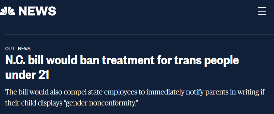 And it's not just sports: several other states are considering health care bans like Arkansas that would kill trans youth by denying them access to lifesaving medication