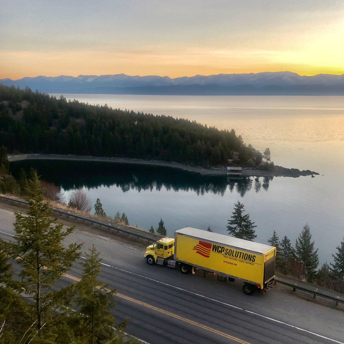 wcpsolutions's tweet photo. The sun rises over Flathead Lake, in Montana.
Photo submitted by WCP Missoula Driver - Derek Pearson.
#wholesale #b2b #packagingsupplies #papermerchant https://t.co/pIVH6a6pjr