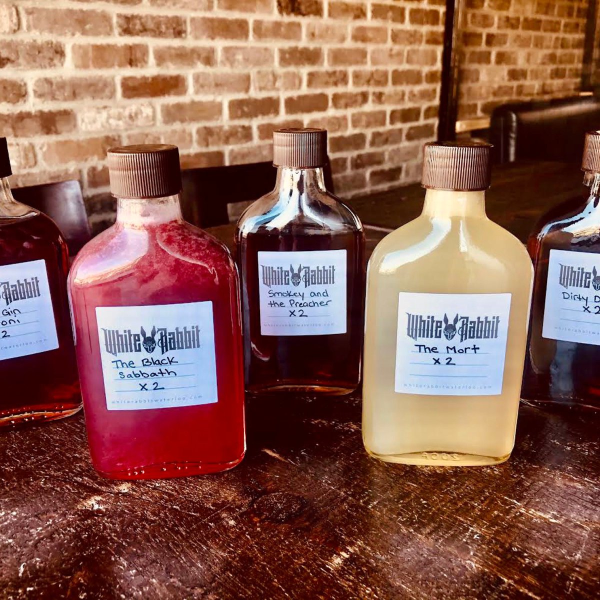New Cocktail Kits launch today, avail. for #pickup only!  #OpenForTakeout Mon-Sat, 4-9PM. whiterabbitwaterloo.com to order!!