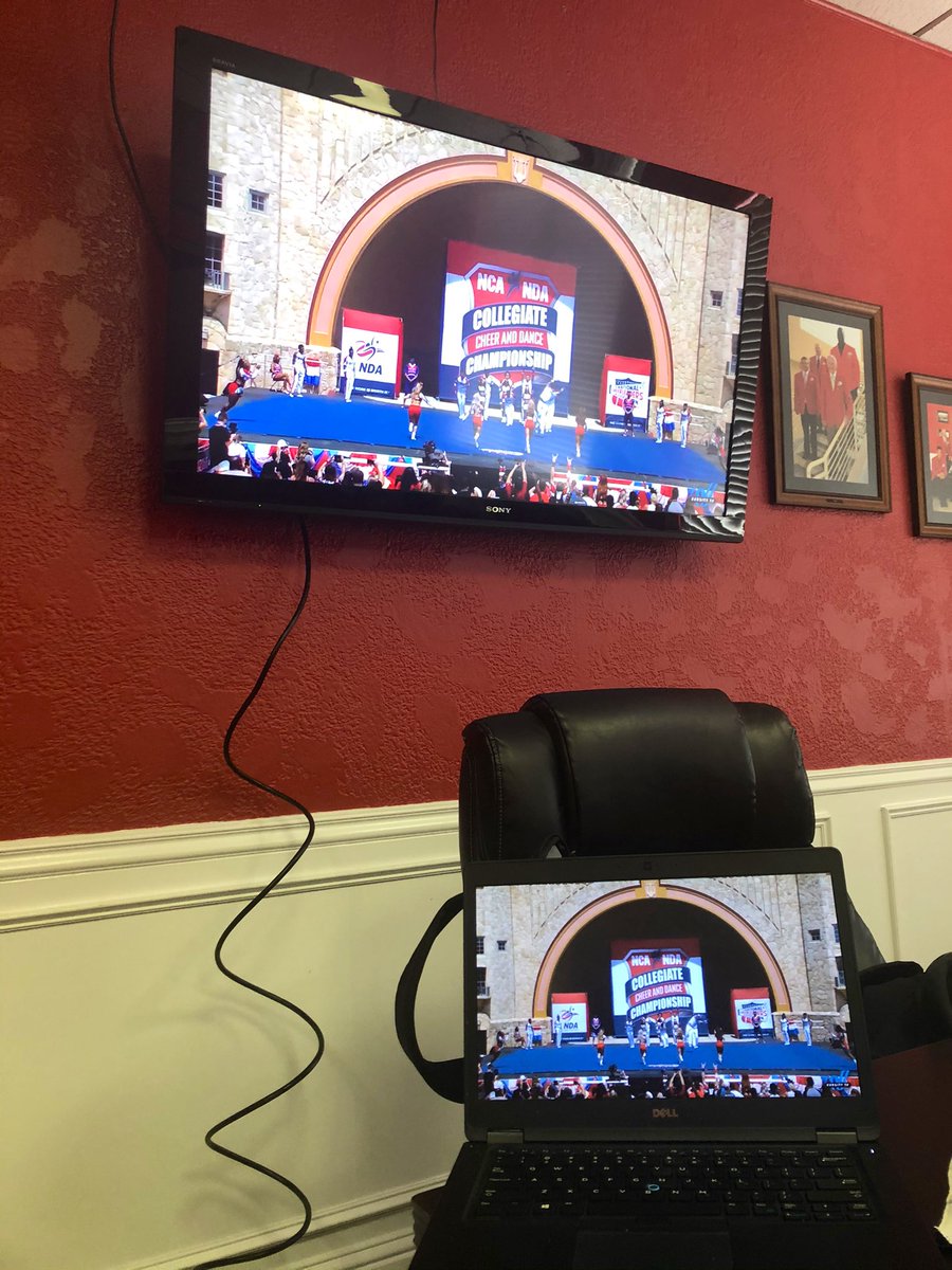 TVCCvball's tweet photo. THEY DID IT!!!!! Your 2021 NCA National Champions 🏆🥇
Congratulations @TvccCheer ❤️🖤👌🏼 #ourcheerteamisbetterthanyours https://t.co/fS1dHyAbHG