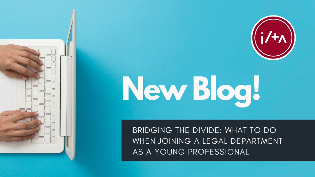 ILTANet's tweet photo. Joining a corporate or government legal department as a young professional can be intimidating. In this new #ILTABlog, log in and read about effective methods of bridging this potential gap with your new colleagues: https://t.co/2gWDjydpdO #legaltech #WeAreILTA #newtolegal https://t.co/fXyVBkuHJH