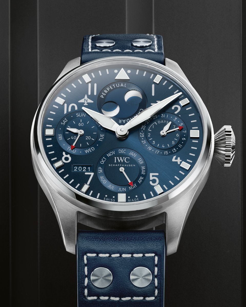 chronographarm's tweet photo. IWC Schaffhausen has launched the Big Pilot’s Watch Perpetual Calendar at the digital Watches &amp; Wonders exhibition. 
#IWC #IWCON #IWCPilot #WachesAndWonders2021 https://t.co/THbX2ZMbag