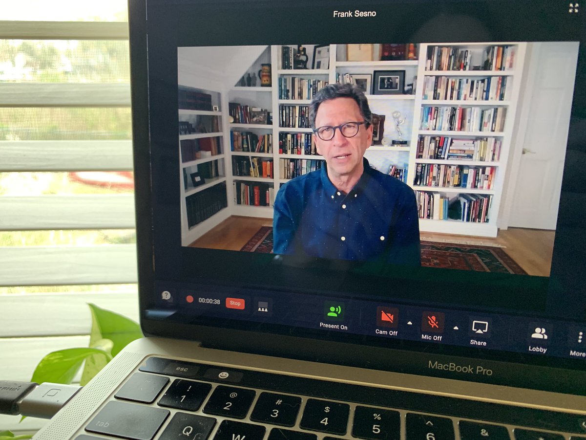 planet_forward's tweet photo. Planet Forward Founder @franksesno speaks with @GWtweets’ President LeBlanc on how the university is working to move the planet forward. #PlanetFWD https://t.co/6zeJYRcNEL