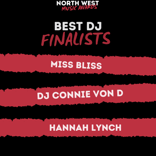 RedSpotEvents1's tweet photo. Here are your finalists for Best DJ at the North West Music Awards 2021! Congratulations @missblissdj @DJConnieVonD &amp; Hannah Lynch!

#NWMA21 https://t.co/wSEYGLZ5W3