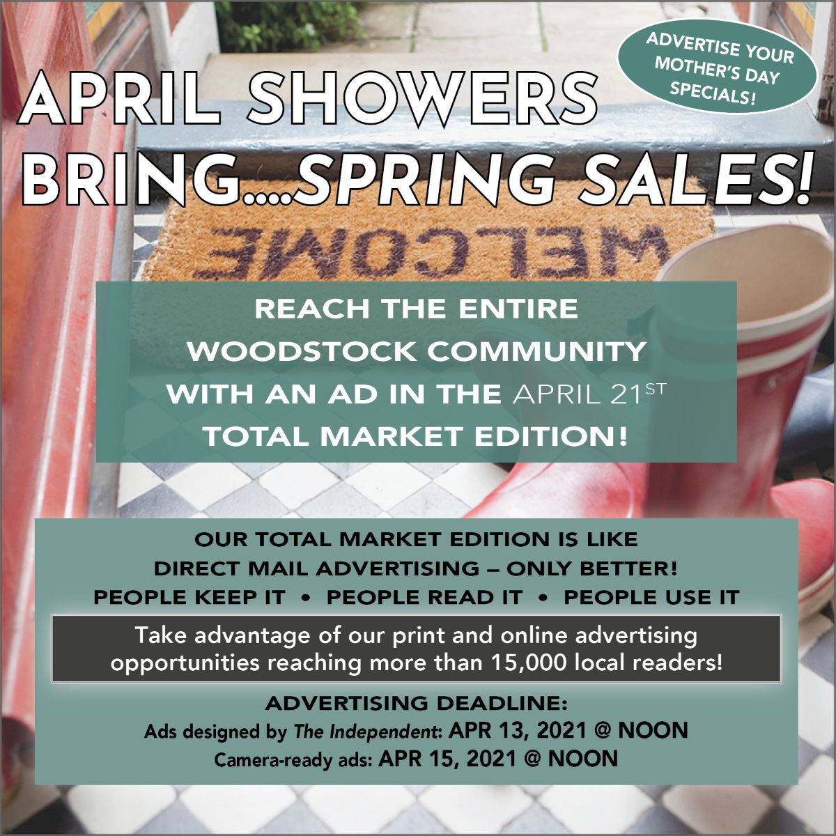 The Woodstock Independent - *LAST CALL* Advertise in the APRIL Total Market! - mailchi.mp/1906bafba45a/t…
