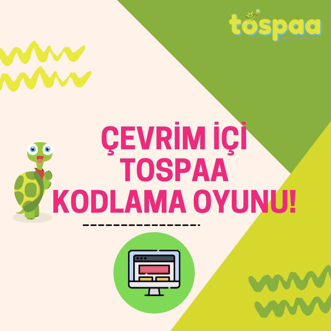 kodlatospaa's tweet photo. Siz de çevrim içi derslerinizde https://t.co/vF3ruWcZTx uygulamasını deneyebilir, öğrencilerinizle derslerinizde ücretsiz ve #çevrimiçi #Tospaa Kodlama Oyunu'nu kullanabilirsiniz! Peki nasıl?👇🏻👇🏻 https://t.co/I8hiEAVOOR