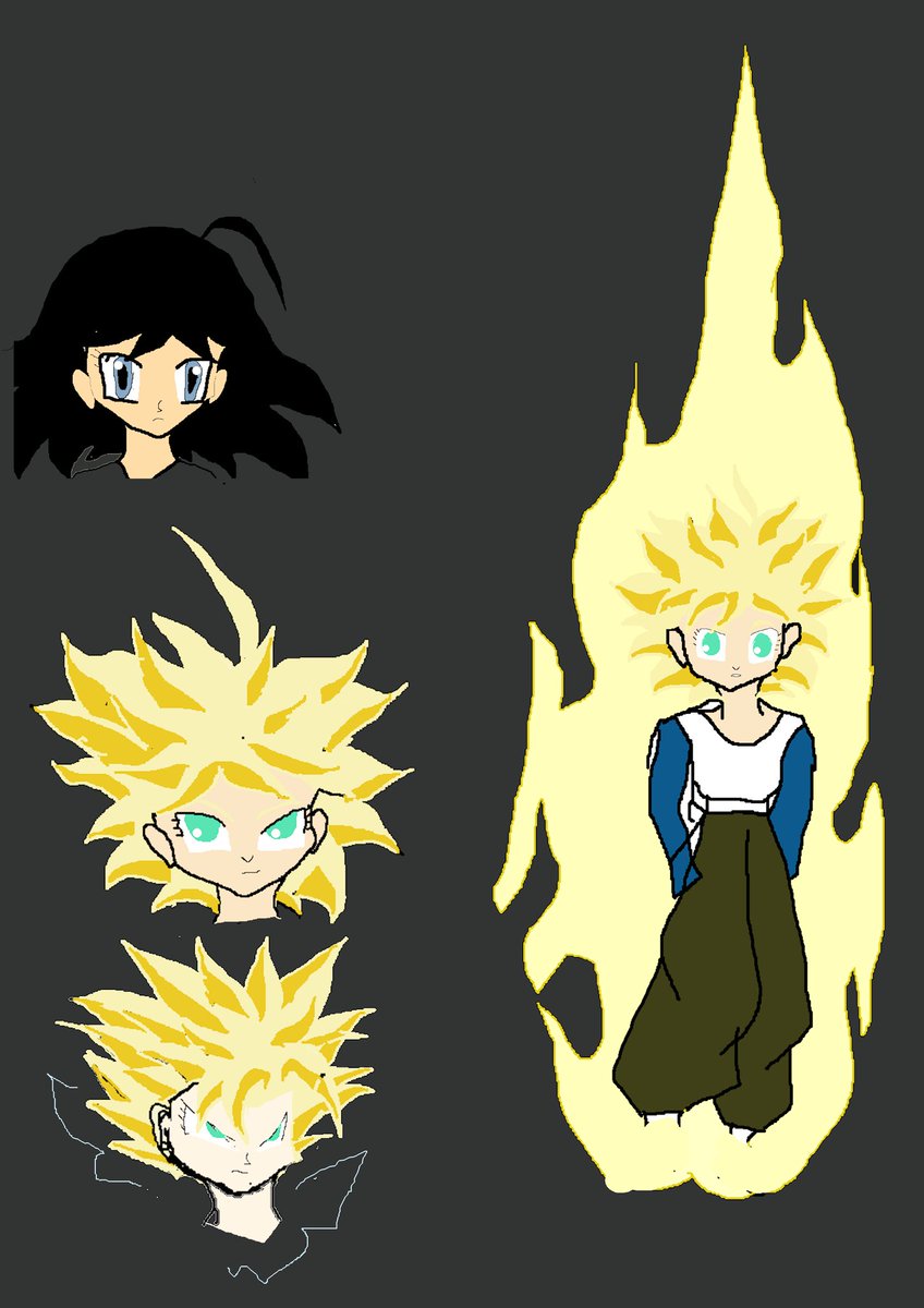 雪通99 Hope Ssj Doodles Dragonballsuper Dragonballsuperoc Dragonballsuperfanart ドラゴンボール超 Ssj2