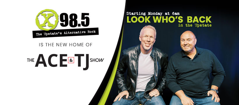 X985fm's tweet photo. Don't forget MONDAY morning at 6am...WAKE UP with @TheAceTJShow ! https://t.co/CYaKtDnTV3
