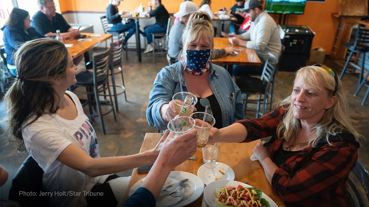 Bars and restaurants where maskless people are eating and drinking inside? Fauci said those are still off the table, too. https://www.businessinsider.com/illinois-bar-opening-covid-19-cases-school-closure-hospitalization-cdc-2021-4