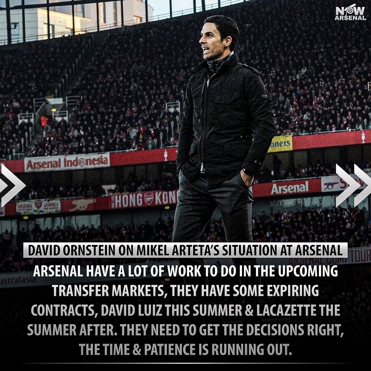  @David_Ornstein on Mikel Arteta’s future & next season at Arsenal...