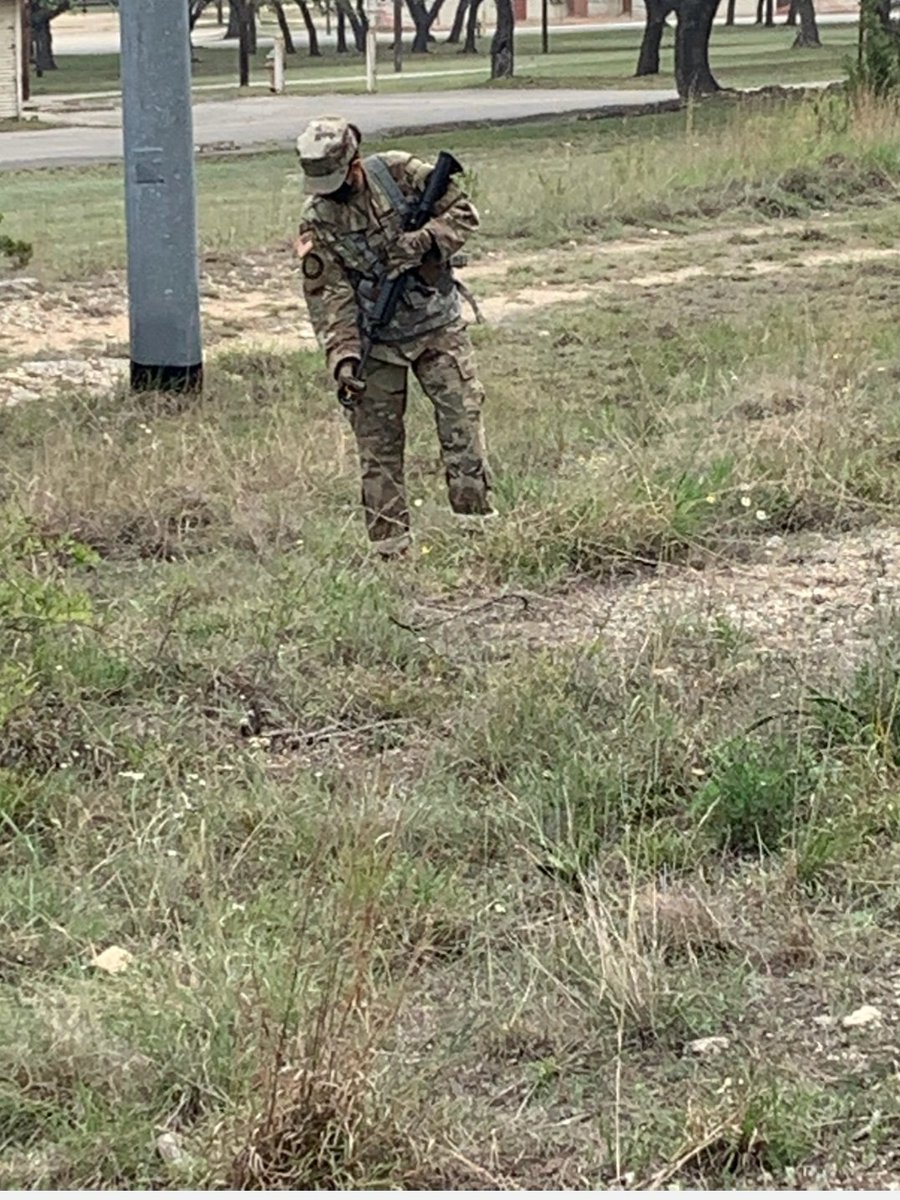 StMarys_ROTC's tweet photo. What a great weekend so far at Camp Bullis! Our Seniors are currently finishing their #OAL2 tasks while the rest of the #Rattlers conduct Land Nav, Leadership positions and STX lanes! #JFTX2021 #CST2021 @5thBrigadeROTC @TFLipan @StMarysU #Leadership Excellence! https://t.co/2no1wDmqtx
