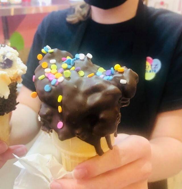 Have you tried our new dipped and rolled cones?  They are our new obsession at Spotz!  We think you’ll love them too! 

Available now for carryout, curbside and delivery, walk up window in Versailles. Inside seating in Georgetown, Versailles, and Shelbyv… instagr.am/p/CNdEx12l3La/