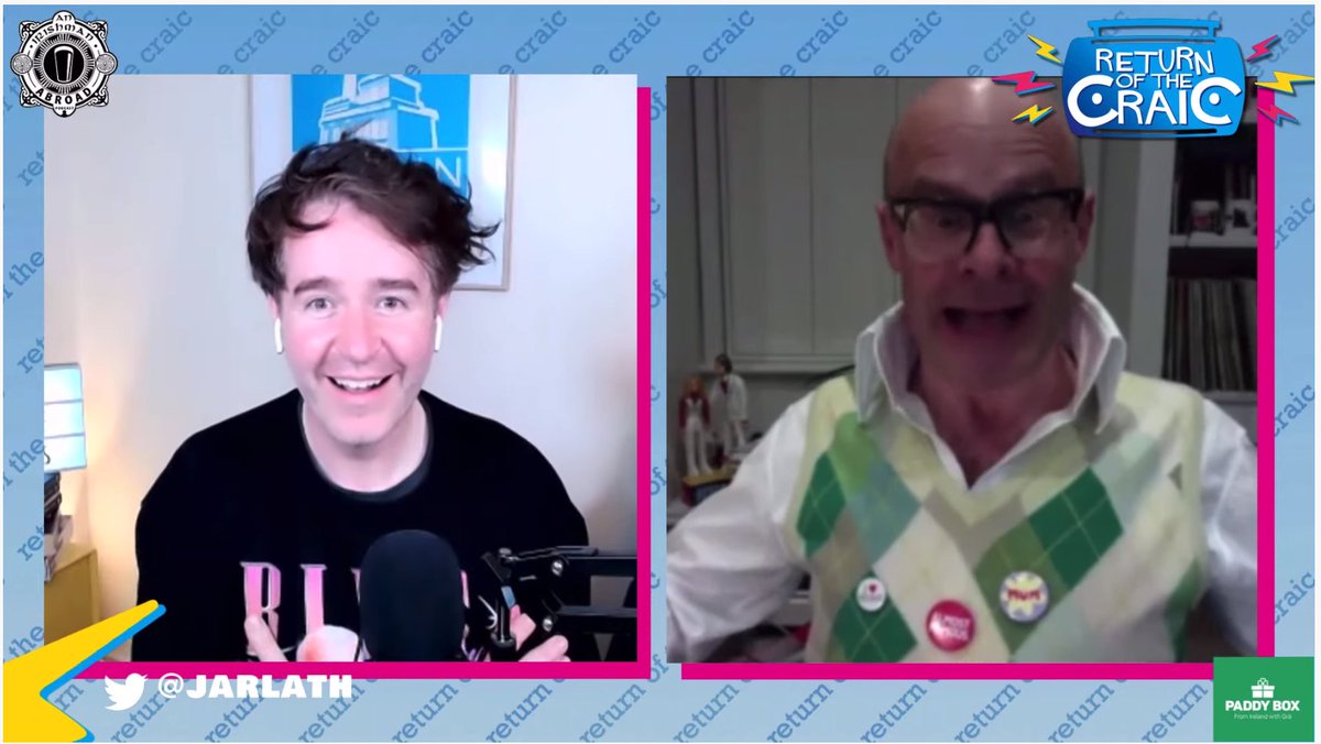 It's only <a href="/Jarlath/">Jarlath Regan</a> with Harry Hill! A good day in the office.