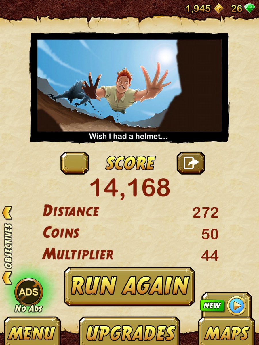 I got 14168 points while escaping from a Giant Demon Monkey. Beat that!
bitly.com/TempleRun2iOSh… cxfvf bnnbbh