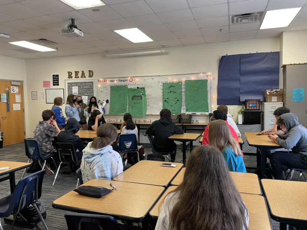 alysonvick's tweet photo. Pre AP English I students prepared for our upcoming unit over “The Odyssey” by creating ideal heroes and voting on the superior creation. The competition was fierce, the rationalizations were wild (and somewhat strange), but we are ready to dive into our last unit! @Cen10titans https://t.co/UWtdaBMrC4