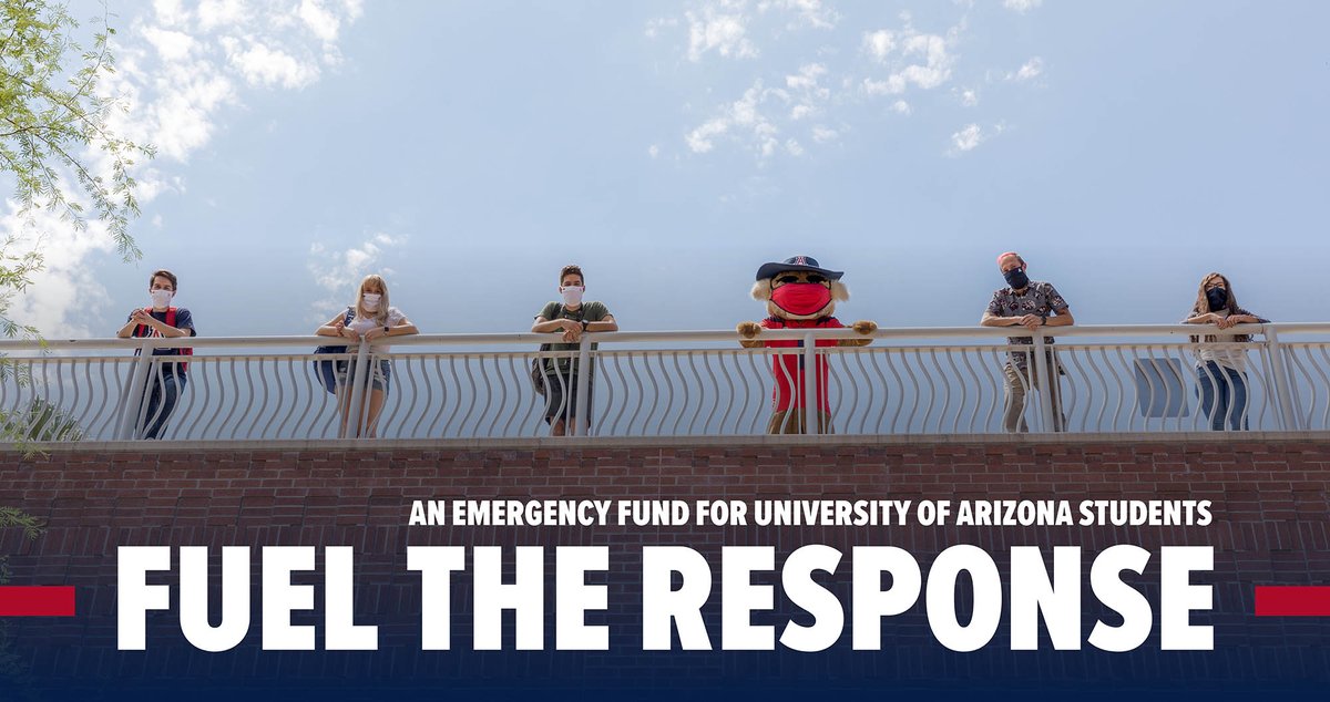 Fuel the Response was the most successful crowdfunding campaign in <a href="/uarizona/">University of Arizona</a> history. As students continue to face emergency expenses, we are here to support them and need your help.

Fuel the Response now: bddy.me/3wI8Qa6