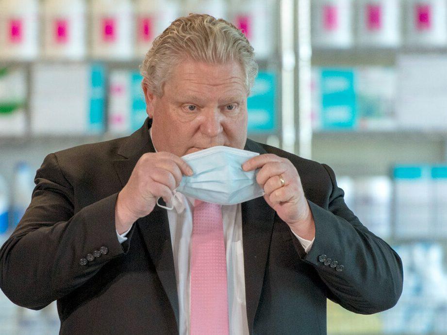 Premier Doug Ford receives first dose of AstraZeneca COVID 19 vaccine