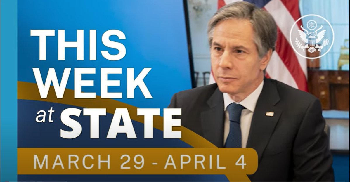 ivc_la's tweet image. Each week, the Office of International Visitors will share important video highlights of happenings at the Department of State. Watch what happened #ThisWeekatState here: bit.ly/2Rrnoep