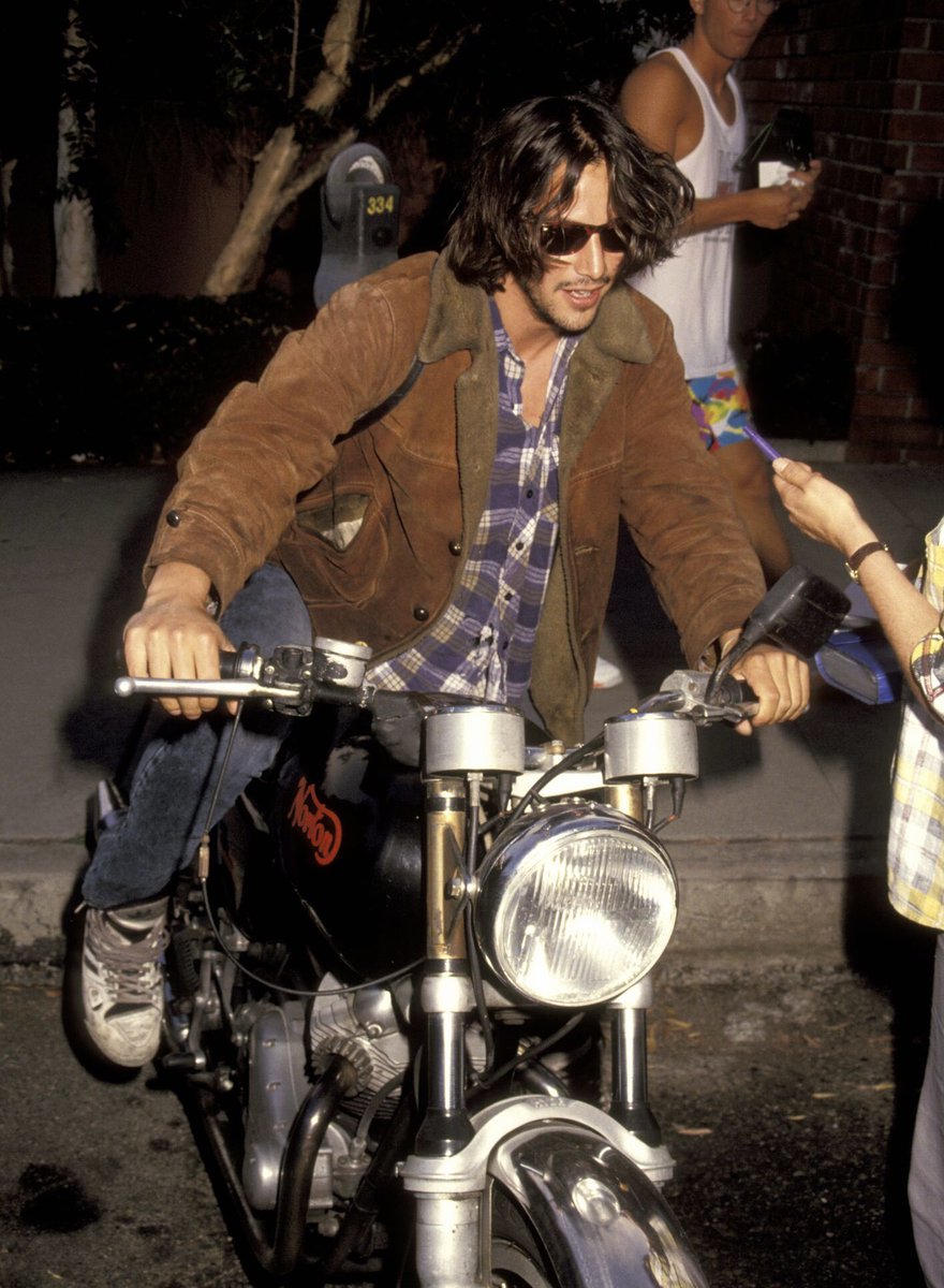 keanu at the premiere of “another you” on july 22, 1991