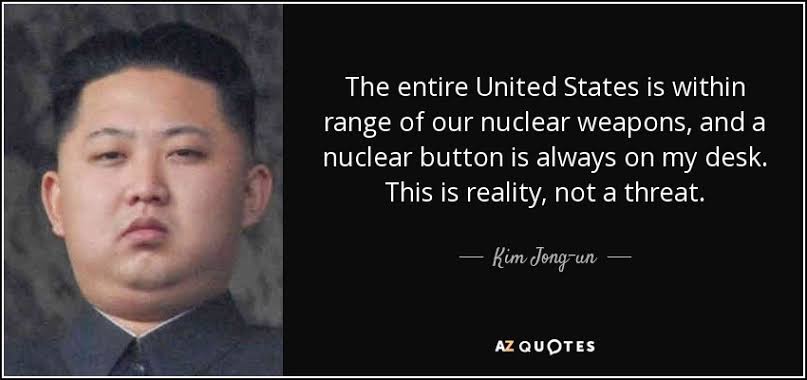 Unaited States of America Hates North Korea But They Can't Touch Them Because Of Nuclear Technology and Nuclear Weapons.