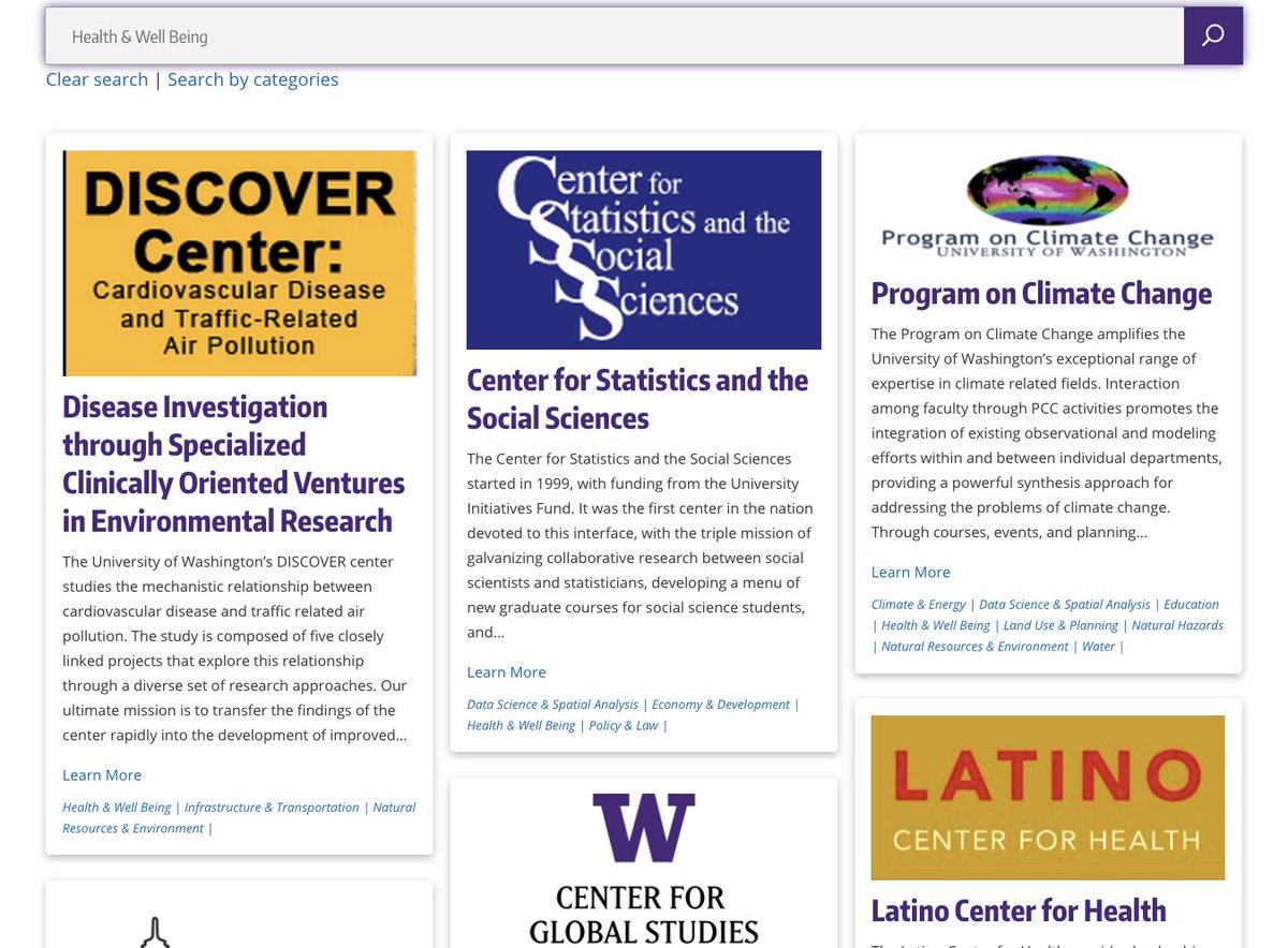 UrbanUW's tweet photo. Explore the research on health &amp; wellbeing being done at @UW by over 38 labs &amp; centers and 99 scholars here: 

https://t.co/QyINZJC7uZ https://t.co/cU1VAadycV