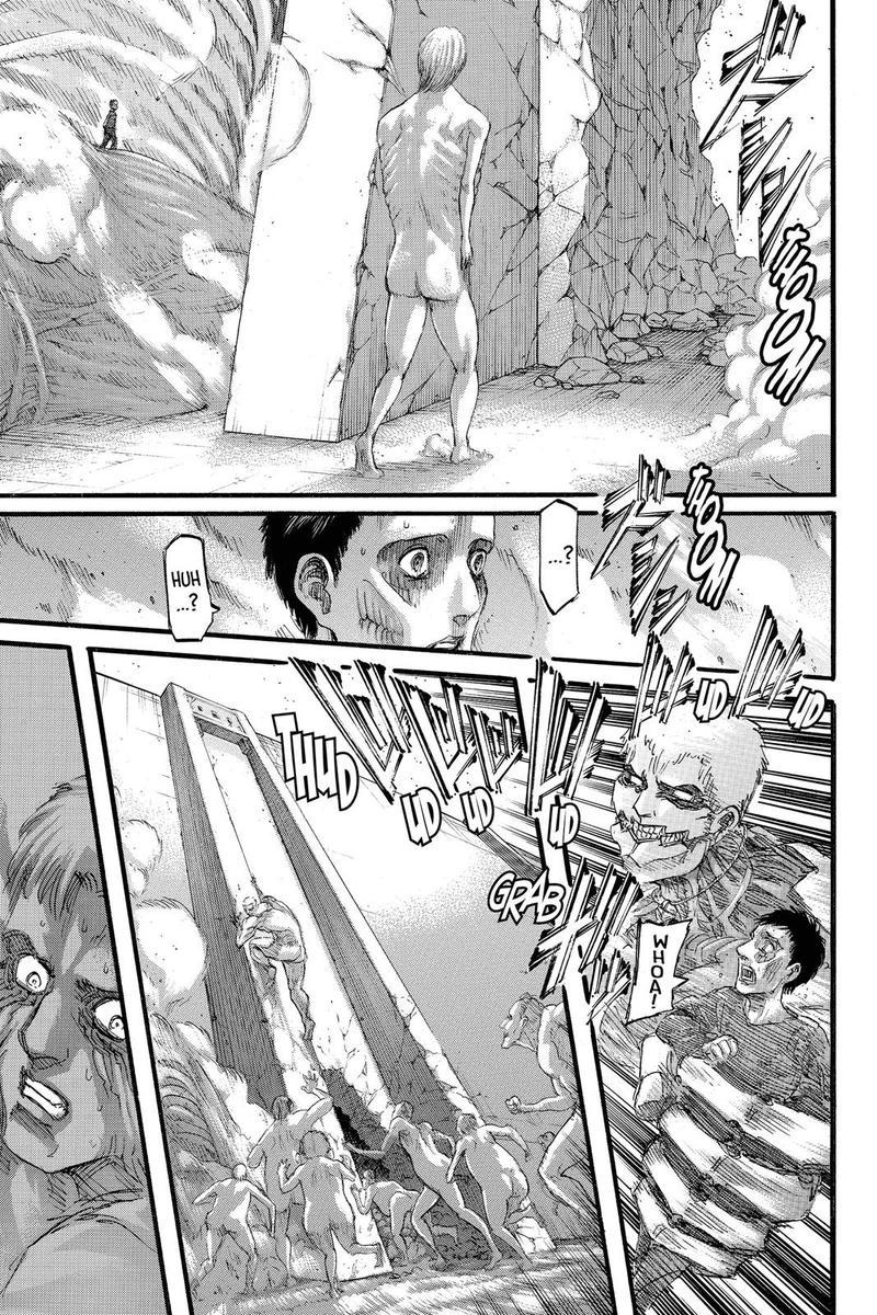 The next big twist is this, actually explaining why Dina Fritz ignored Bertholdt "that day", and why Eren could see it in his memories. This is another theory I was surprised to see pan out but I also understand why it would be controversial so let me explain how I see it.
