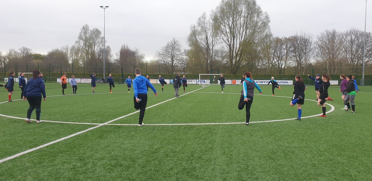 Excellent turnout tonight with around 30 ladies back with us for #mumsplayfootball all looking forward to the <a href="/sglfl/">Staffordshire Girls & Ladies Football League</a> league starting up next month.

And cracking games to finish. Both draws.
