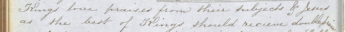"Kings love praises from their subjects[,] and Jesus as the best of Kings should receive double praise."

- Charles Spurgeon