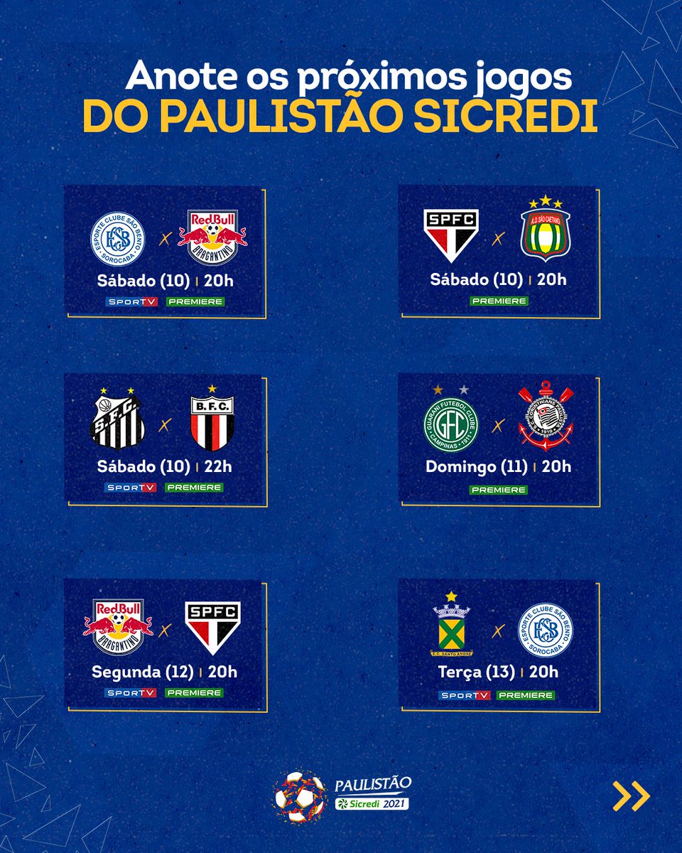 Paulistão on X: A TABELA DO PAULISTÃO SICREDI 2022! Confira quando o seu  time estreia e saiba onde assistir (opção é o que não falta 😉)  #Paulistão2022  / X