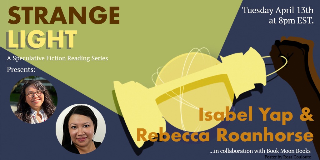 Join us next Tues April 13th AT 8PM EDT for this wonderful reading featuring <a href="/visyap/">Isabel Yap (on hiatus)</a> &amp; @RoanhorseBex. Pre-register below: 
umass-amherst.zoom.us/webinar/regist…