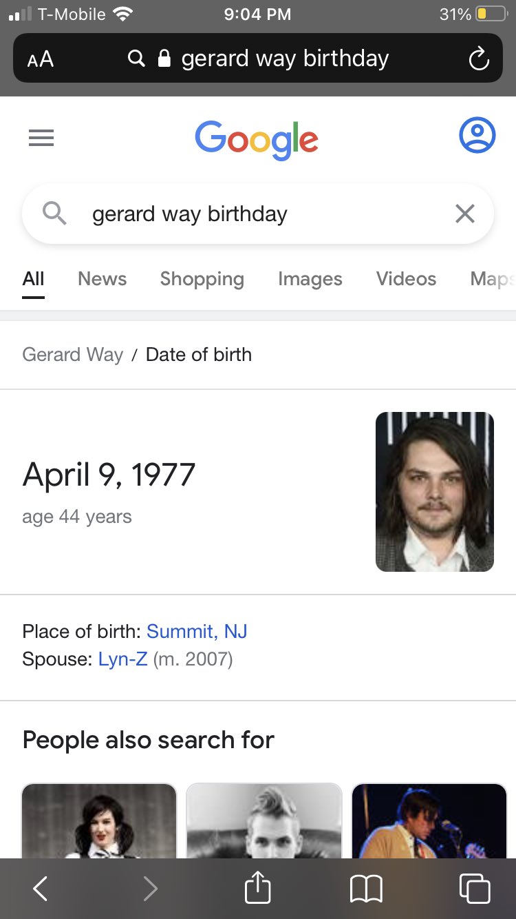 Happy birthday gerard way 